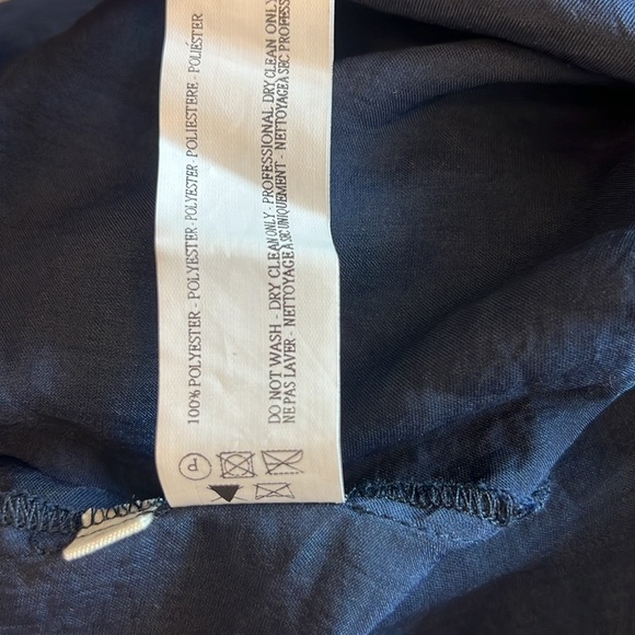 Capulet V Neck Racerback Jumpsuit in Navy - Picture 6 of 6